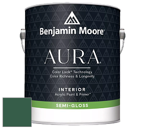 Benjamin Moore Aura 528 Waterborne Interior Semi-gloss Finish краска цвет NCS S 6030-G 