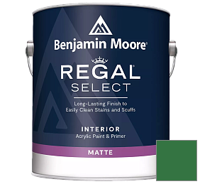Краска Regal Select Interior Paint - Matte (548) цвет 2037-10 Amazon Moss