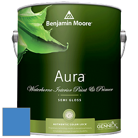 Benjamin Moore Aura 528 Waterborne Interior Semi-gloss Finish краска цвет NCS S 2060-R80B 