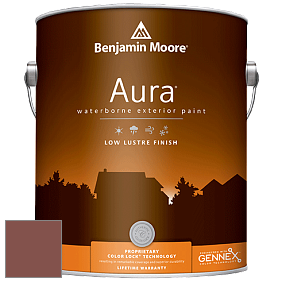 Benjamin Moore Aura 634 Waterborne Exterior Low Lustre Finish краска цвет 2092-30 Boston Brick