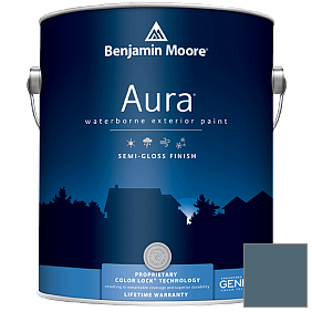 Краска Aura Waterborne Exterior Semi-Gloss Finish (632) цвет 1673 Vermont Slate