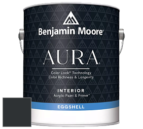 Benjamin Moore Aura 524 Waterborne Interior Eggshell Finish краска цвет RAL 7021 