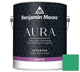 Краска Benjamin Moore Aura Interior Paint - Matte (522) цвет 2039-30 Cabana Green