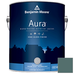 Краска Aura Waterborne Exterior Semi-Gloss Finish (632) цвет 713 Polished Slate