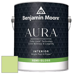 Benjamin Moore Aura 528 Waterborne Interior Semi-gloss Finish краска цвет NCS S 0540-G40Y 