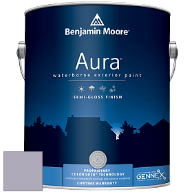 Benjamin Moore Aura 632 Waterborne Exterior Semi-Gloss Finish краска цвет 2117-50 Spring Violet