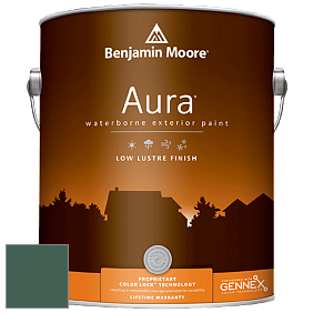 Benjamin Moore Aura 634 Waterborne Exterior Low Lustre Finish краска цвет 602 Gondola Ride