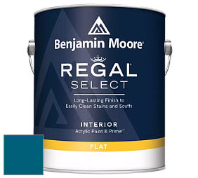 Benjamin Moore 547 Regal Select Waterborne Interior Flat Finish краска цвет NCS S 4550-B 