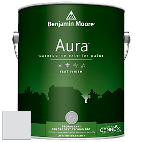 Benjamin Moore Aura 629 Waterborne Exterior Flat Finish краска цвет 2118-70 Heaven