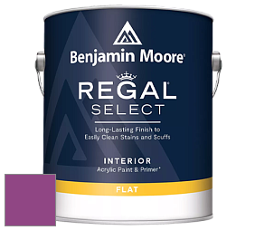 Benjamin Moore 547 Regal Select Waterborne Interior Flat Finish краска цвет RAL 4008 