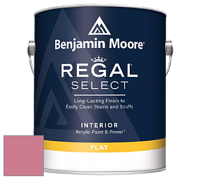 Benjamin Moore 547 Regal Select Waterborne Interior Flat Finish краска цвет 1341 Secret Rendezvous