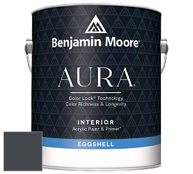 Benjamin Moore Aura 524 Waterborne Interior Eggshell Finish краска цвет 2129-20 Soot