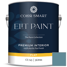 Краска COLOR SMART CS 745 ELIT PAINT глубокоматовая моющаяся краска цвет 1658 Lakeside Cabin