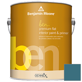 Краска Ben Premium Interior Latex Flat (W625) цвет 749 Bainbridge Blue