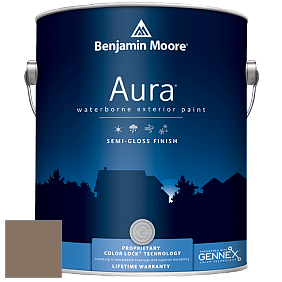 Benjamin Moore Aura 632 Waterborne Exterior Semi-Gloss Finish краска цвет 987 Buckhorn