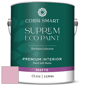 COLOR SMART CS 619 SUPREM ECO PAINT матовая краска цвет 2081-50 Pink Ruffle