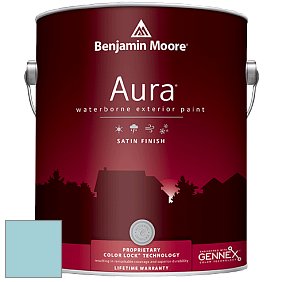 Benjamin Moore Aura 631 Waterborne Exterior Satin Finish краска цвет 744 Indigo