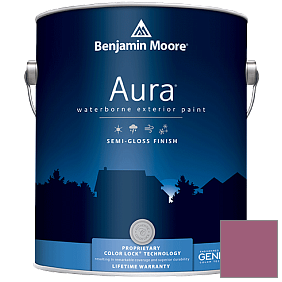 Краска Aura Waterborne Exterior Semi-Gloss Finish (632) цвет 1356 Fashion Rose