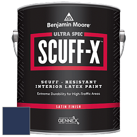 Benjamin Moore 486 Ultra Spec SCUFF-X Interior Satin Finish краска цвет RAL 5003 