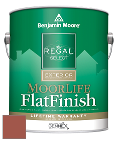 Benjamin Moore W105 Regal Select Exterior Paint-MoorLife Flat Finish краска цвет AF-280 