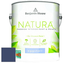 Benjamin Moore 513 Natura Interior Eggshell Finish краска с блеском цвет 2065-10 Admiral Blue