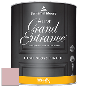 Benjamin Moore Aura 148 Grand Entrance High Gloss эмаль цвет 1255 Pink Panther