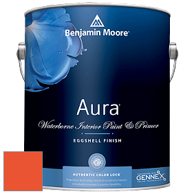 Benjamin Moore Aura 524 Waterborne Interior Eggshell Finish краска цвет NCS S 0585-Y70R 