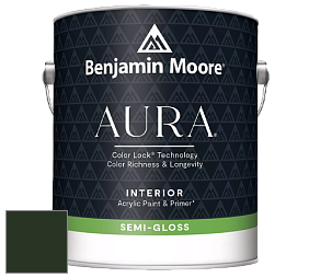 Benjamin Moore Aura 528 Waterborne Interior Semi-gloss Finish краска цвет RAL 6007 