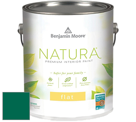 Benjamin Moore 512 Natura Interior Flat Finish матовая краска цвет NCS S 4550-B90G 