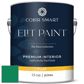 COLOR SMART CS 745 ELIT PAINT глубокоматовая моющаяся краска цвет RAL 6032 