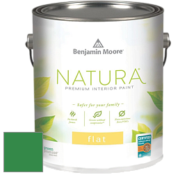 Benjamin Moore 512 Natura Interior Flat Finish матовая краска цвет 2037-20 Jade Green