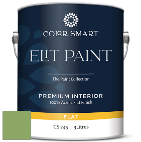 COLOR SMART CS 745 ELIT PAINT глубокоматовая моющаяся краска цвет NCS S 2050-G30Y 