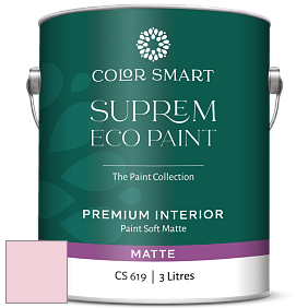 COLOR SMART CS 619 SUPREM ECO PAINT матовая краска цвет 2087-60 Ribbon Pink