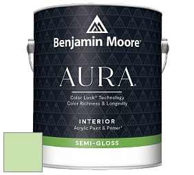 Benjamin Moore Aura 528 Waterborne Interior Semi-gloss Finish краска цвет NCS S 0530-G30Y 