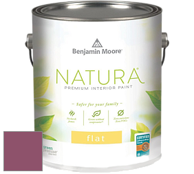 Benjamin Moore 512 Natura Interior Flat Finish матовая краска цвет 2083-30 Old Claret