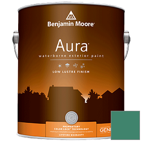 Краска Aura Waterborne Exterior Low Lustre Finish (634) цвет 609 Lucky Shamrock