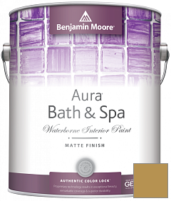 Краска Benjamin Moore Aura Bath & Spa Interior Paint Matte Finish (532) цвет 2151-30 Ochre