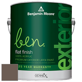 Benjamin Moore Ben 541 Waterborne Exterior Flat Finish краска цвет 2111-30 Mustang