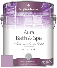 Benjamin Moore Aura 532 Bath & Spa Waterborne Interior Paint Matte Finish краска цвет NCS S 2030-R40B 