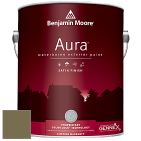 Benjamin Moore Aura 631 Waterborne Exterior Satin Finish краска цвет 2143-10 Sage