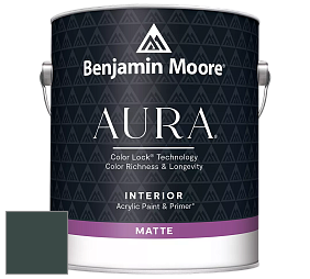 Benjamin Moore Aura 522 Interior Paint - Matte краска цвет NCS S 8010-B70G 