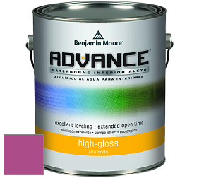 Benjamin Moore 794 Advance Interior Paint-High Gloss глянцевая алкидная эмаль цвет 2077-30 Hot Lips