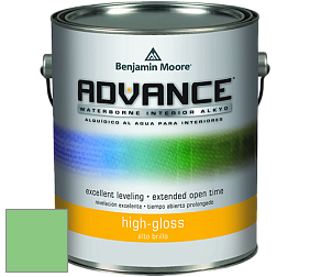 Benjamin Moore 794 Advance Interior Paint-High Gloss глянцевая алкидная эмаль цвет 2033-40 Lime Tart