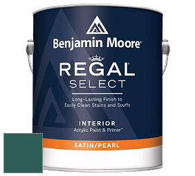 Benjamin Moore 550 Regal Select Waterborne Interior Pearl Finish краска цвет NCS S 6030-B70G 