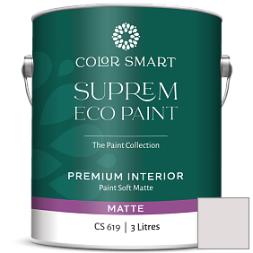 Краска COLOR SMART CS 619 SUPREM ECO PAINT матовая краска цвет 1443 Raindrops on Roses