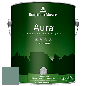 Benjamin Moore Aura 629 Waterborne Exterior Flat Finish краска цвет 684 Shenandoah