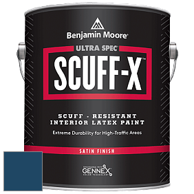 Benjamin Moore 486 Ultra Spec SCUFF-X Interior Satin Finish краска цвет RAL 5001 