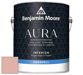 Benjamin Moore Aura 524 Waterborne Interior Eggshell Finish краска цвет 1199 Peach Mousse
