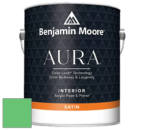 Benjamin Moore Aura 526 Waterborne Interior Satin Finish покрытие цвет NCS S 0565-G10Y 