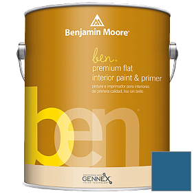 Краска Ben Premium Interior Latex Flat (W625) цвет 2060-20 California Blue